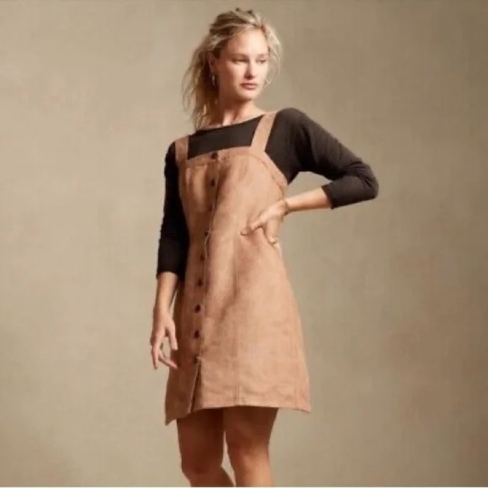 Banana Republic Factory Dark Camel Dress